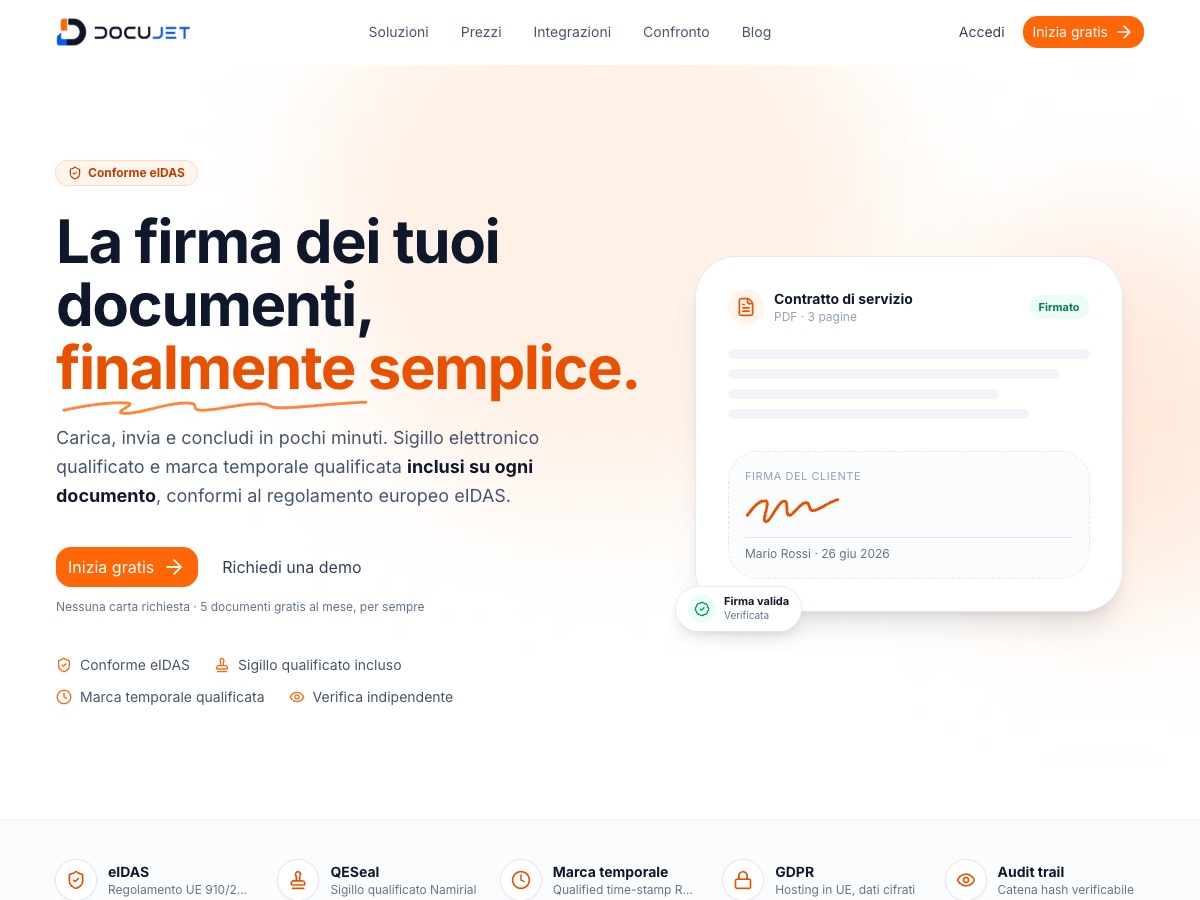 Anteprima di Docujet